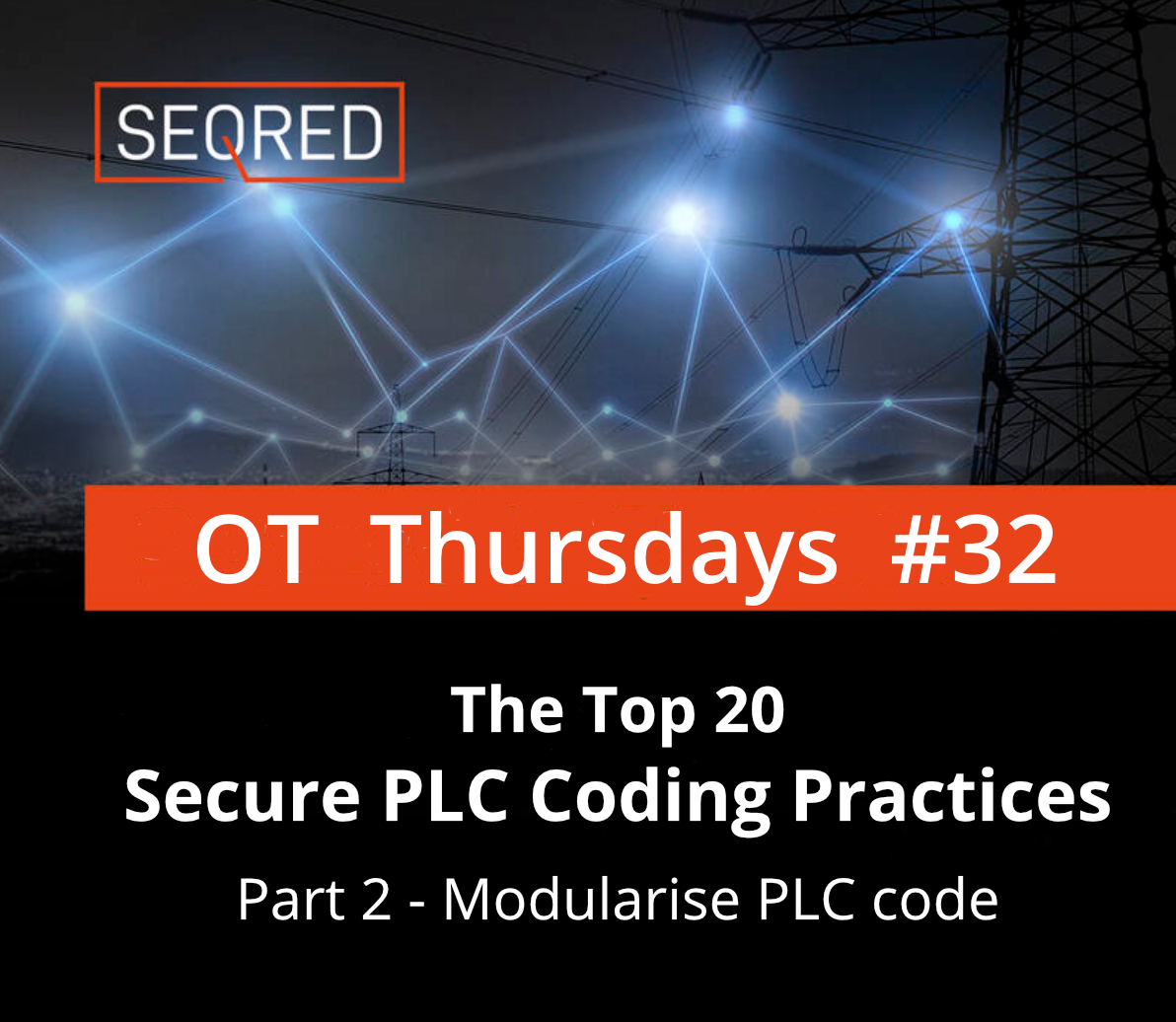 The Top 20 Secure PLC Coding Practices. Part 2 – Modularise PLC code
